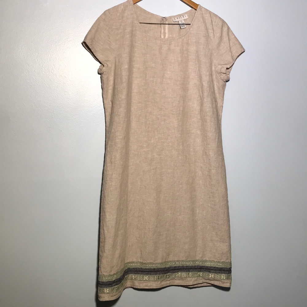 Women’s LeiLei linen dress size L.